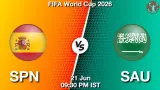 SPN vs SAU Dream11 Prediction, Preview & Updates - <small>Sun, 21 Jun 09:30 PM IST</small>