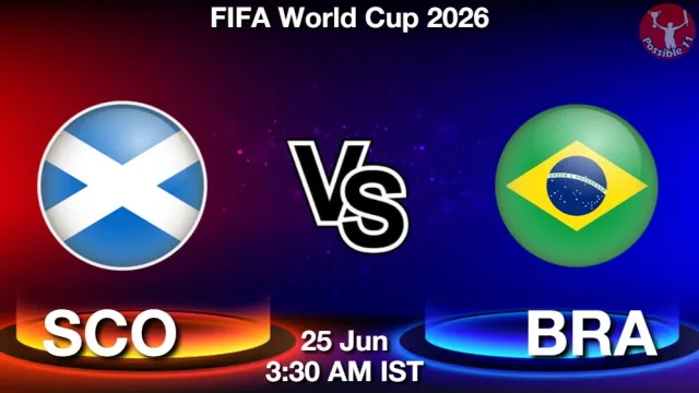 SCO vs BRA Match Previews and Football Tips