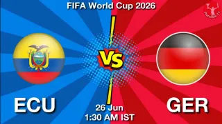 ECU vs GER - FIFA World