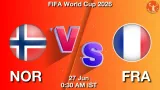 NOR vs FRA Dream11 Prediction, Preview & Updates - <small>Sat, 27 Jun 12:30 AM IST</small>