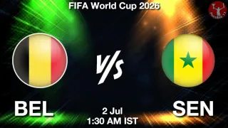 BEL vs SEN BEL vs SEN - FIFA World