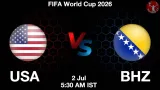 USA vs BHZ Dream11 Prediction, Preview & Updates - <small>Thu, 02 Jul 05:30 AM IST</small>