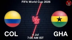 COL vs GHA Match Result