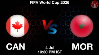 CAN vs MOR - FIFA World