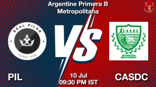 PIL vs CASDC - Argentine Primera
