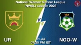 UR vs NGO-W Dream11 Prediction - <small>Sat, 11 Jul 07:30 PM IST</small>
