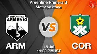 ARM vs COR - Argentine Primera