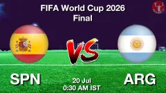 SPN vs ARG Match Result