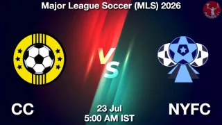 CC vs NYFC CC vs NYFC - Major League