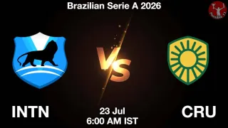 INTN vs CRU INTN vs CRU - Brazilian Serie
