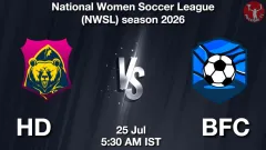 HD vs BFC Match Result