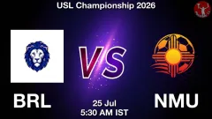 BRL vs NMU Match Result