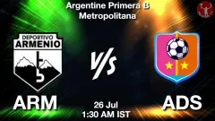 ARM vs ADS Match Result