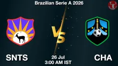 SNTS vs CHA Match Result