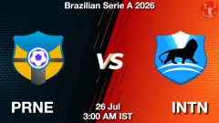 PRNE vs INTN Match Result