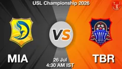 MIA vs TBR Match Result