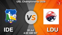 IDE vs LDU Match Result