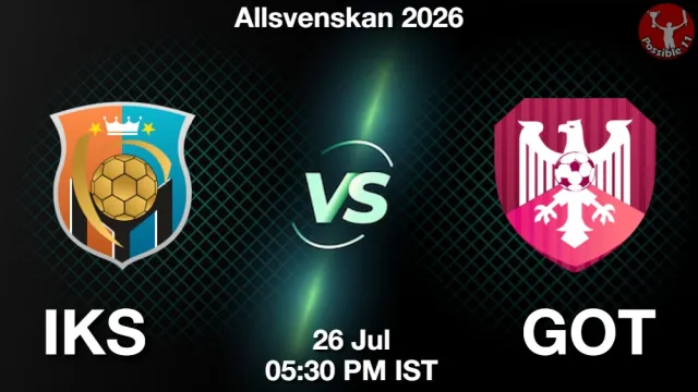 IKS vs GOT ड्रीम11 भविष्यवाणी, फैंटेसी फुटबॉल टीम - 26 जुलाई 2026