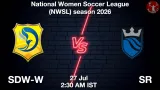 SDW-W vs SR Dream11 Prediction - <small>Mon, 27 Jul 02:30 AM IST</small>