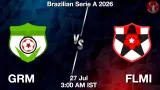 GRM vs FLMI Dream11 Prediction - <small>Mon, 27 Jul 03:00 AM IST</small>