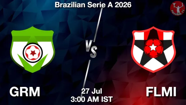 GRM vs FLMI ड्रीम11 भविष्यवाणी, फैंटेसी फुटबॉल टीम - 27 जुलाई 2026