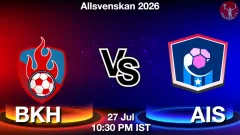 BKH vs AIS Match Result