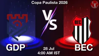 GDP vs BEC - Copa Paulista