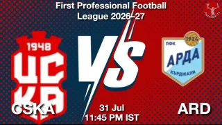 CSKA vs ARD CSKA vs ARD - First Professional
