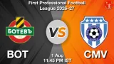 BOT vs CMV Dream11 Prediction, Preview & Updates - <small>Sat, 01 Aug 11:45 PM IST</small>