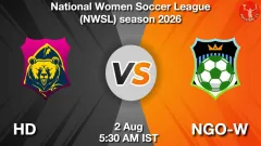 HD vs NGO-W Match Result