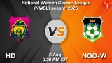HD vs NGO-W Dream11 Prediction - <small>Sun, 02 Aug 05:30 AM IST</small>