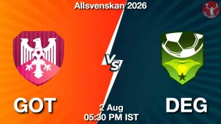 GOT vs DEG GOT vs DEG - Allsvenskan 2026