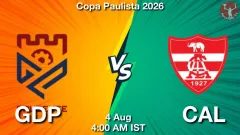 GDP vs CAL Match Result