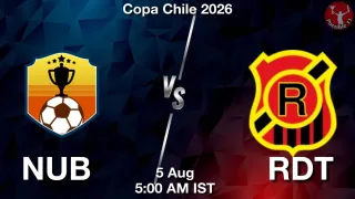 NUB vs RDT - Copa Chile