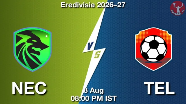 NEC vs TEL ड्रीम11 भविष्यवाणी, फैंटेसी फुटबॉल टीम - 08 अगस्त 2026