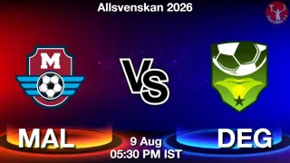 MAL vs DEG MAL vs DEG - Allsvenskan 2026