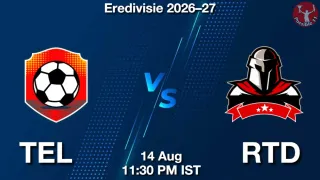 TEL vs RTD TEL vs RTD - Eredivisie 2026–27