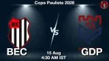 BEC vs GDP Dream11 Prediction, Preview & Updates - <small>Sat, 15 Aug 04:30 AM IST</small>