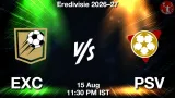 EXC vs PSV Dream11 Prediction, Preview & Updates - <small>Sat, 15 Aug 11:30 PM IST</small>