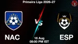 NAC vs ESP Dream11 Prediction, Preview & Updates - <small>Sun, 16 Aug 08:00 PM IST</small>