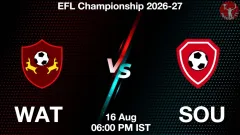 WAT vs SOU Match Result