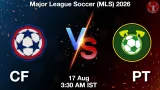 CF vs PT Dream11 Prediction, Preview & Updates - <small>Mon, 17 Aug 03:30 AM IST</small>