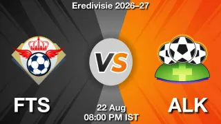 FTS vs ALK - Eredivisie 2026–27