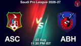 ASC vs ABH Dream11 Prediction, Preview & Updates - <small>Sat, 22 Aug 11:30 PM IST</small>