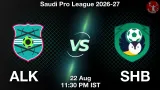 ALK vs SHB Dream11 Prediction, Preview & Updates - <small>Sat, 22 Aug 11:30 PM IST</small>