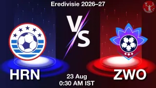 HRN vs ZWO - Eredivisie 2026–27