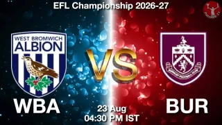 WBA vs BUR WBA vs BUR - EFL Championship
