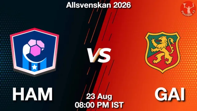 HAM vs GAI ड्रीम11 भविष्यवाणी, फैंटेसी फुटबॉल टीम - 23 अगस्त 2026