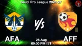 AFA vs AFF Dream11 Prediction, Preview & Updates - <small>Wed, 26 Aug 09:30 PM IST</small>
