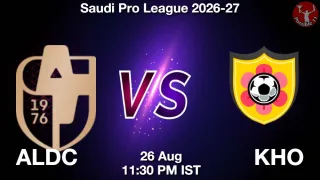 ALDC vs KHO - Saudi Pro